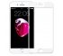 Tvrdené sklo Prémium iPhone 7 Plus/8 Plus - biele
